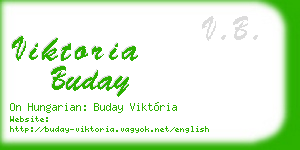 viktoria buday business card
