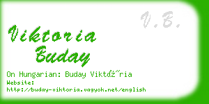 viktoria buday business card